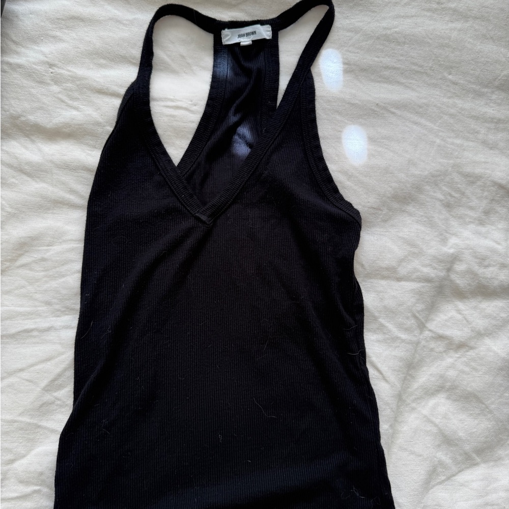 Josh brown black tank top long